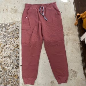 FIGS Mauve High Waisted Zamora Joggers